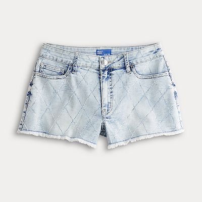 Juniors' Project Indigo High Rise Shorts