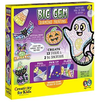 Creativity for Kids Halloween Big Gem Diamond Painting Art Kit