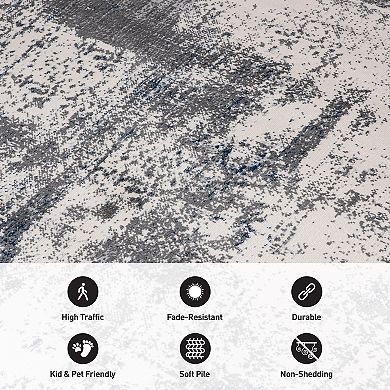 World Rug Gallery Perugia Modern Abstract Area Rug