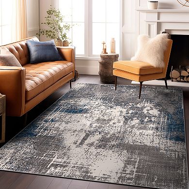 World Rug Gallery Perugia Modern Abstract Area Rug