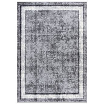 World Rug Gallery Modern Border Area Rug