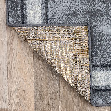 World Rug Gallery Modern Border Area Rug