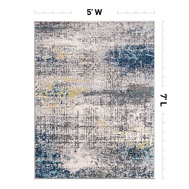 World Rug Gallery Modern Abstract Area Rug