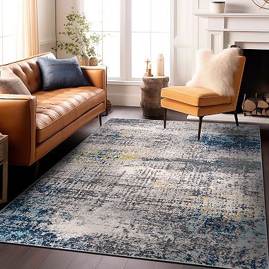 World Rug Gallery Modern Abstract Area Rug