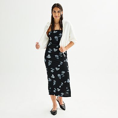 Juniors' Almost Famous Tube Midi Dress