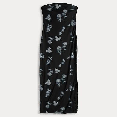 Juniors' Almost Famous Tube Midi Dress