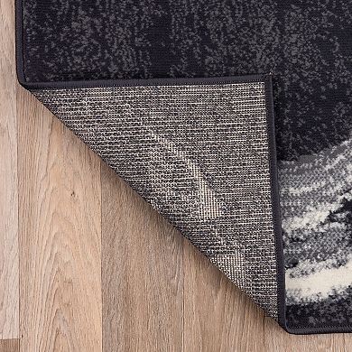 World Rug Gallery Contemporary Abstract Circles Area Rug
