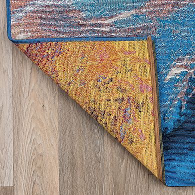 World Rug Gallery Galaxy Collection Adventure Space Indoor/Outdoor Area Rug