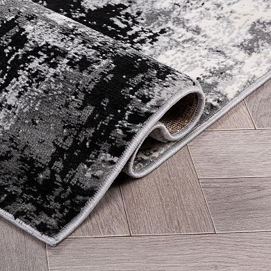 World Rug Gallery Contemporary Abstract Deco Area Rug