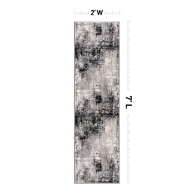 World Rug Gallery Contemporary Abstract Deco Area Rug