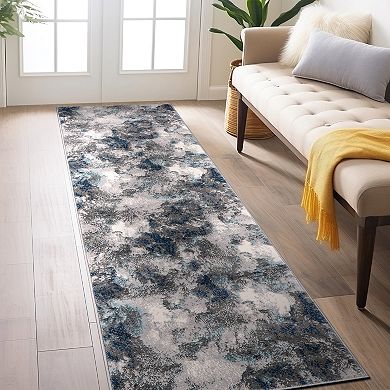 World Rug Gallery Rio Modern Abstract Area Rug
