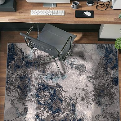 World Rug Gallery Rio Modern Abstract Area Rug
