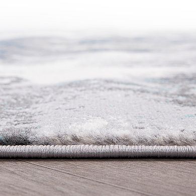 World Rug Gallery Rio Modern Abstract Area Rug