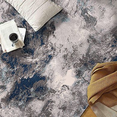 World Rug Gallery Rio Modern Abstract Area Rug