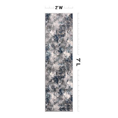 World Rug Gallery Rio Modern Abstract Area Rug