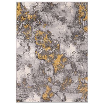 World Rug Gallery Rio Modern Abstract Area Rug