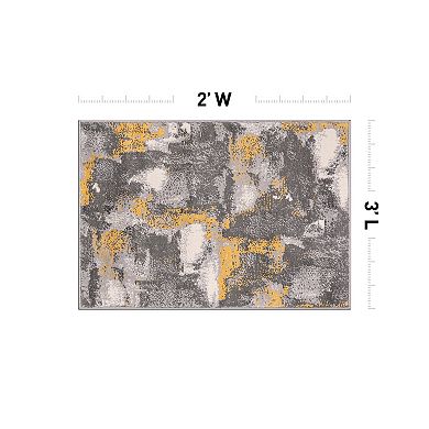 World Rug Gallery Brighton Modern Abstract Area Rug