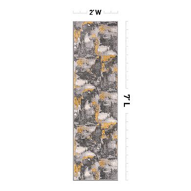 World Rug Gallery Brighton Modern Abstract Area Rug
