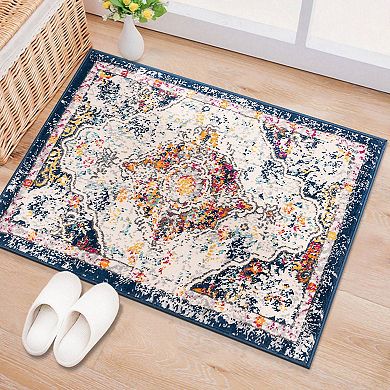 World Rug Gallery Caen Bohemian Medallion Area Rug