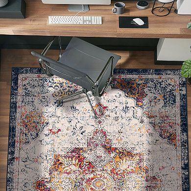 World Rug Gallery Caen Bohemian Medallion Area Rug