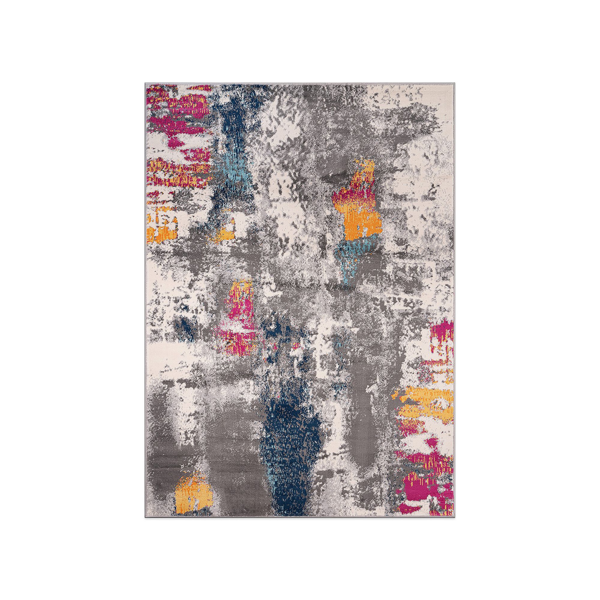 World Rug Gallery Cardiff Contemporary Abstract Area Rug, Multi