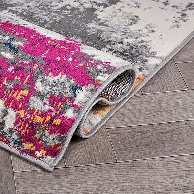 World Rug Gallery Cardiff Contemporary Abstract Area Rug