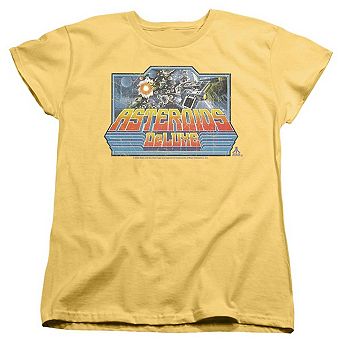 Atari Asteroids Deluxe Short Sleeve Womens Tee