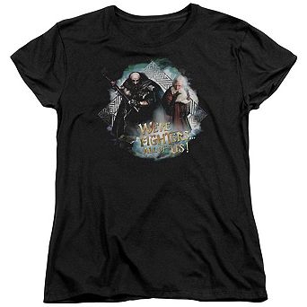 The Hobbit We´re Fighters Short Sleeve Womens T-Shirt