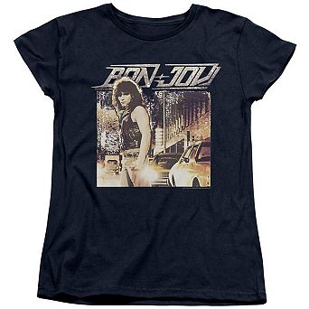 Bon Jovi Runaway Jon Short Sleeve Women´s Tee