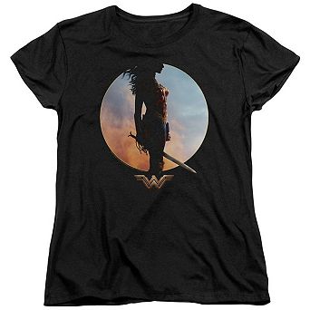 Wonder Woman Movie Wisdom And Wonder Short Sleeve Womens T-shirt