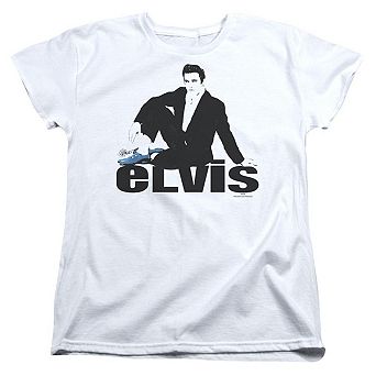 Elvis Presley Blue Suede Short Sleeve Women´s Tee