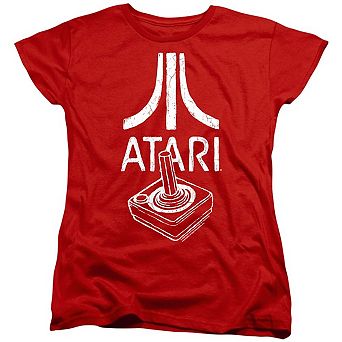 Atari Joystick Logo Short Sleeve Womens Tee