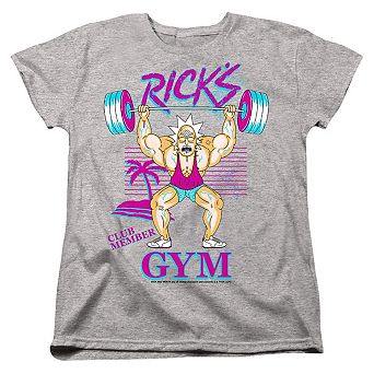Rick and Morty Rick´s Gym Short Sleeve Women´s T-Shirt