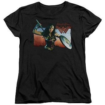 Wonder Woman Movie Warrior Woman Short Sleeve Womens T-shirt