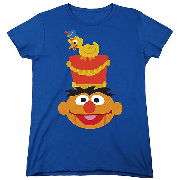 Sesame Street Christmas Nutcracker Ernie Short Sleeve Women's Tee