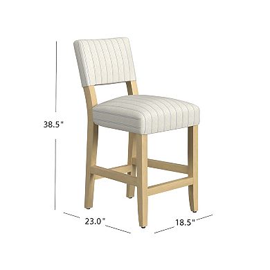 HomePop Open Back Counter Stool