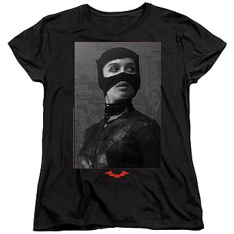 The Batman (2022) Catwoman Worn Portrait Short Sleeve Women´s T-Shirt