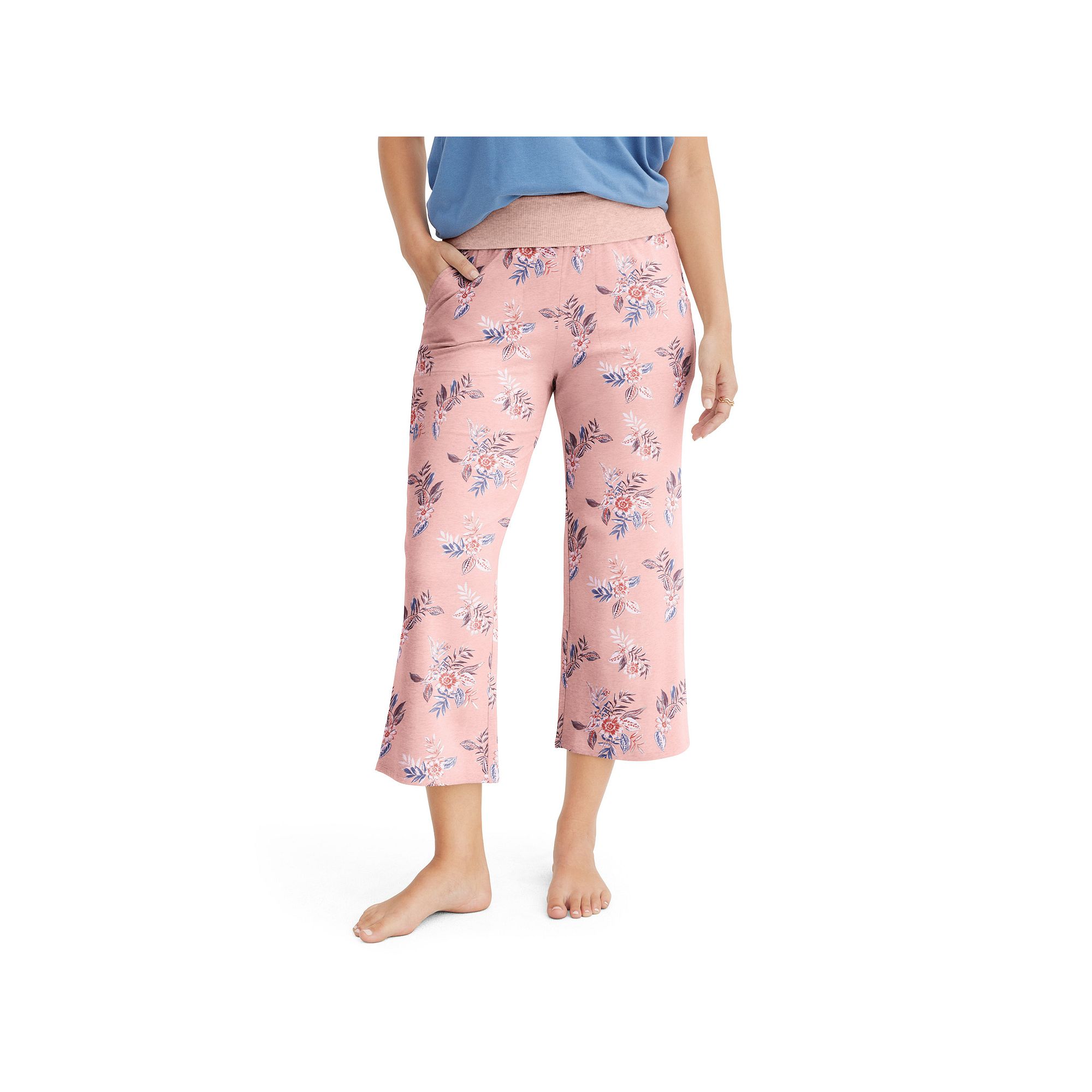 Womens Jockey® Soft Touch Luxe Cropped Pajama Pants in Regular & Plus Siz