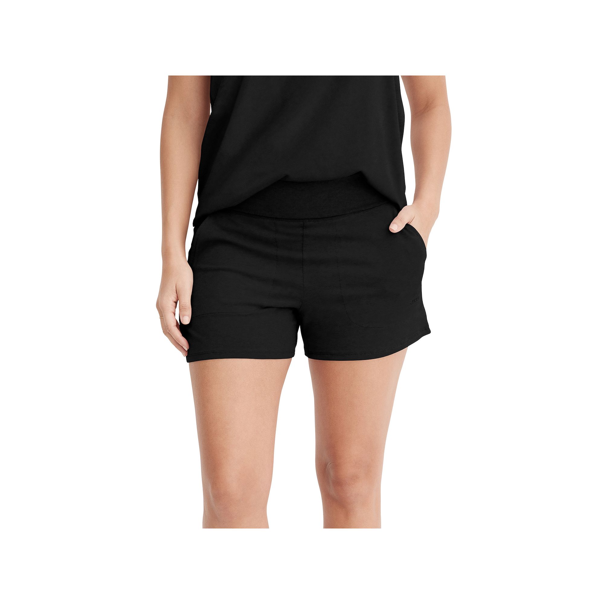 Womens Jockey® Soft Touch Luxe Shorts, Size: 1XL, Black