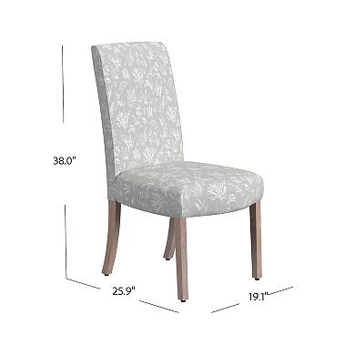 HomePop Woven Dining Chair 2-Piece Set