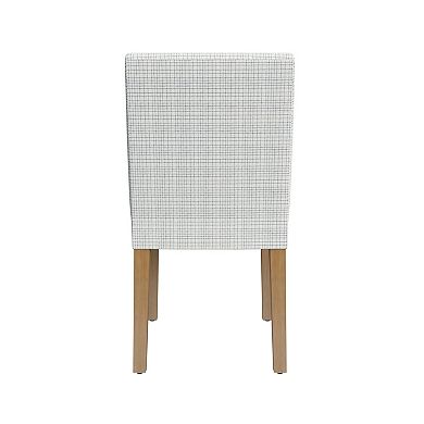 HomePop Mini Grid Patter Upholstered Dining Chair