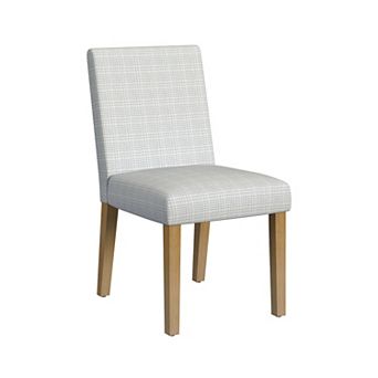 HomePop Mini Grid Patter Upholstered Dining Chair