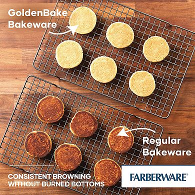 Farberware® GoldenBake Nonstick Baking Sheet & Pizza Pan 2-Piece Set