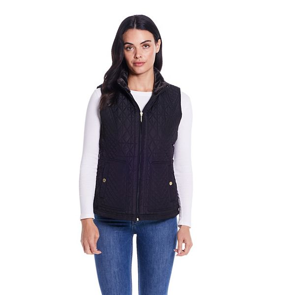 Women's Weathercast Plush Lined Quilted Vest