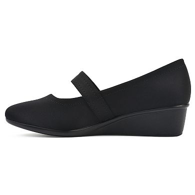 Cliffs by White Mountain Brightly Women's Wedge Mary Jane Shoes