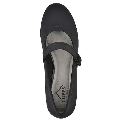 Cliffs by White Mountain Brightly Women's Wedge Mary Jane Shoes