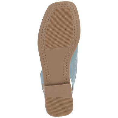 Journee Collection Brinsley Women's Tru Comfort Foam Croco Texture Sling Back Sandals