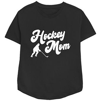 Women's Hockey Mom Relaxed Fit Graphic Tee