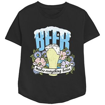 Women's Beer Makes Everything Better Relaxed Fit Graphic Tee