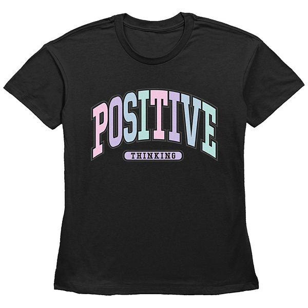 Women's Positive Thinking Basic Fit Tee
